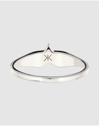 Kuzzoi - ICONIC EXCLUSIVE - Ring Men Signet Star Symbol 925 Sterling Silver