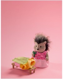 Lil Woodzeez - The McBristly Porcupines Miniature Animal Figurine Set