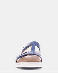 Mia Vita - Bryn Adjustable Sandal - Blue Multi