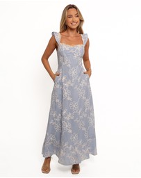 Petal & Pup - Ellise Midi Dress - Blue