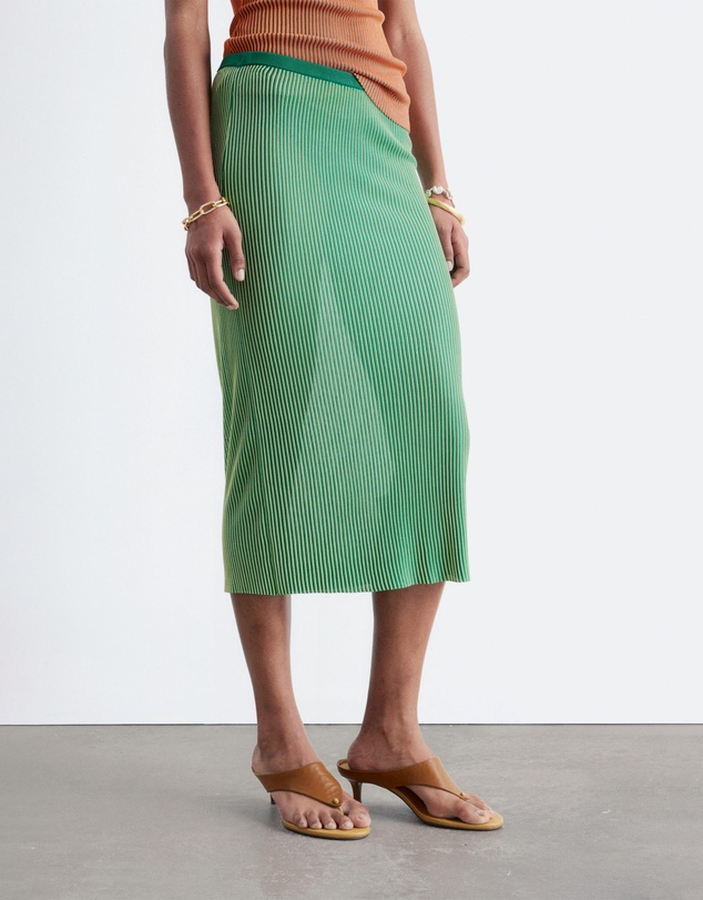 & Other Stories - Rib-Knit Midi Skirt