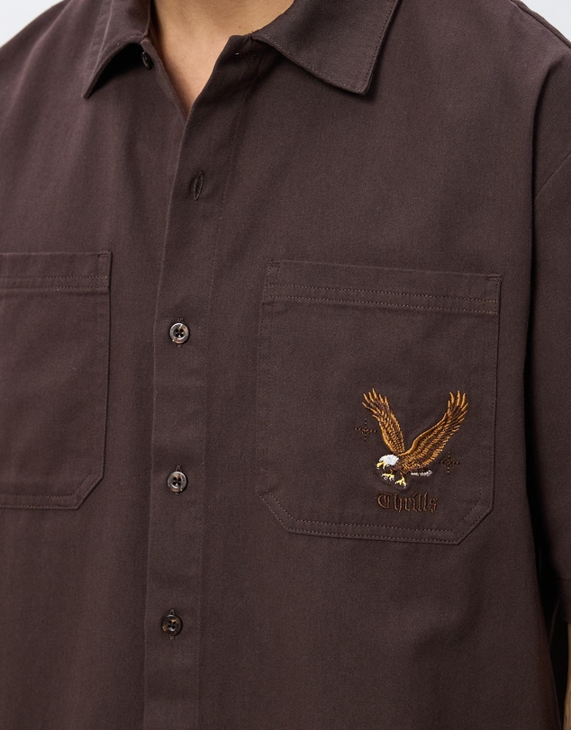 Thrills - Seen & Heard Cropped Short Sleeve Work Shirt