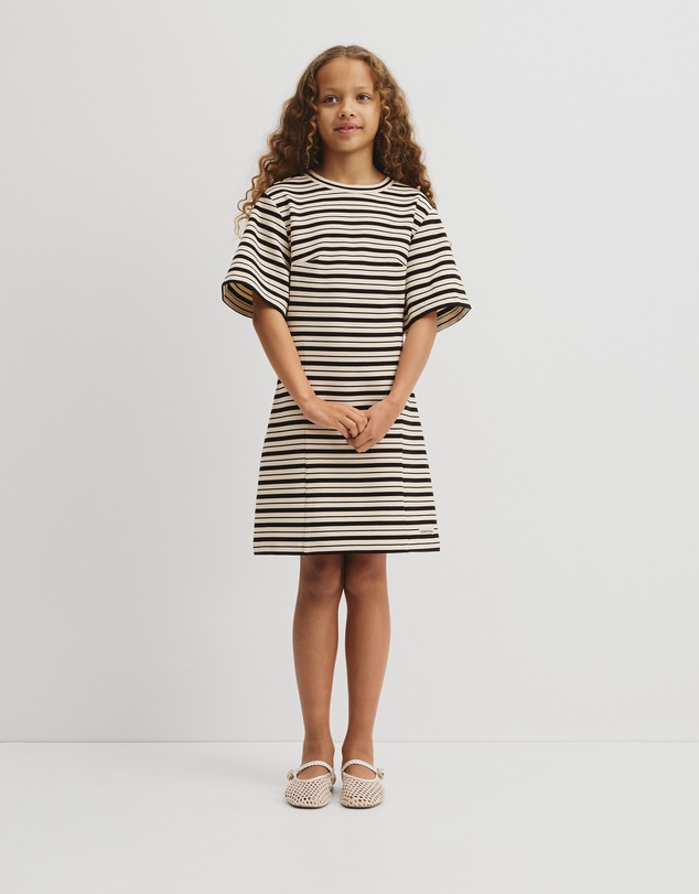 Country Road - Teen Short Sleeve Stripe T-shirt Dress