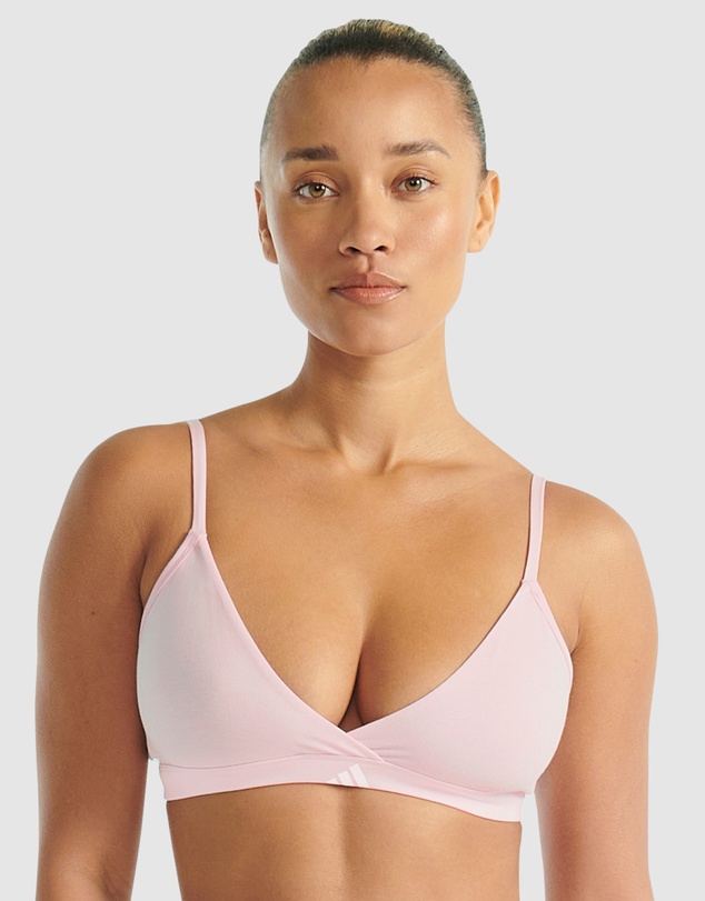 adidas Sportswear - Active Essentials Cotton 3 Stripes Triangle Wrap Bralette