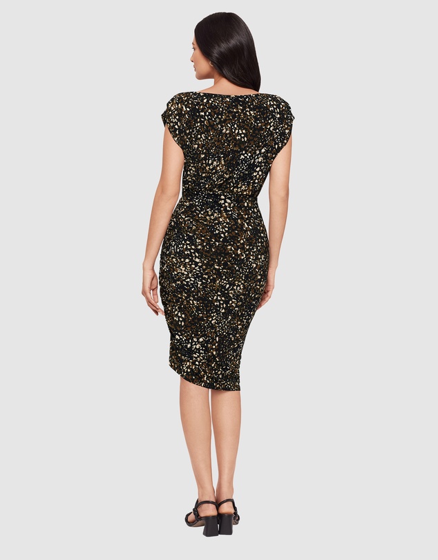 Miraclesuit Shapewear - Ikati Print Bali Blouse Top Midi Shaping Dress