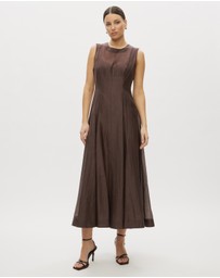 Minima Esenciales - Adelina Panel Sheer Maxi Dress