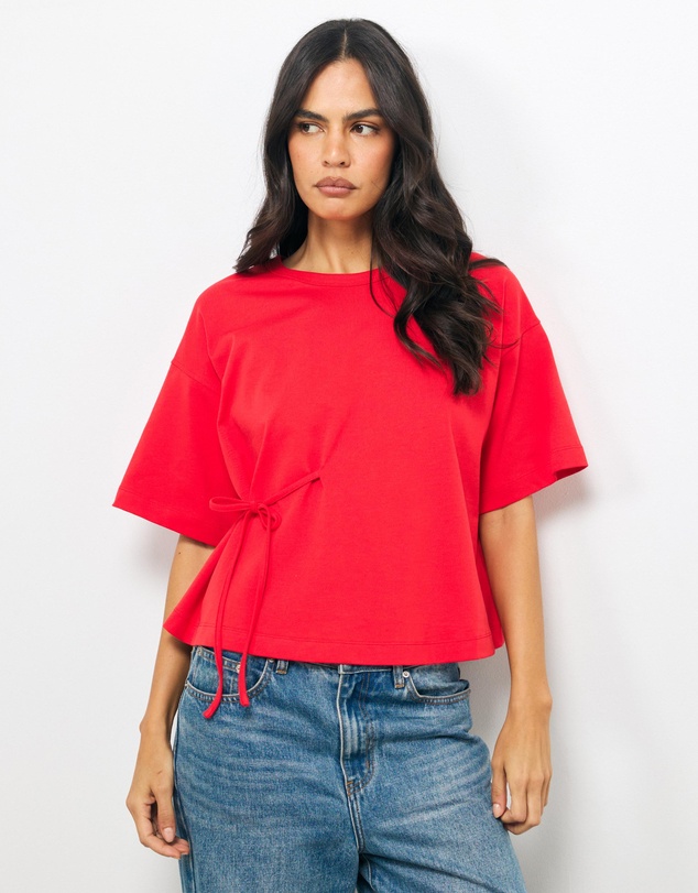 AERE - Cotton Tie T-Shirt