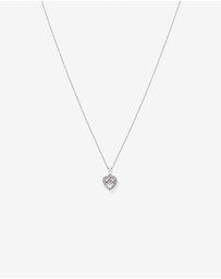 Michael Hill - Lume Lab Heart Pendant with 0.37 Carat TW of Laboratory-Grown Diamonds in Sterling Silver