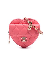 Pre-Loved by Azura Reborn - Pre-Loved Mini Lambskin CC in Love Heart Crossbody