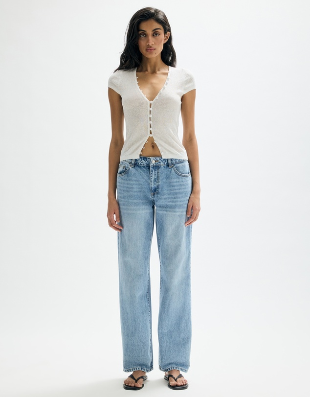 Minima Esenciales - Margot Low Rise Straight Jeans
