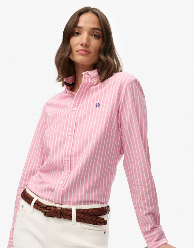 Superdry - Slim Oxford Long Sleeve Shirt