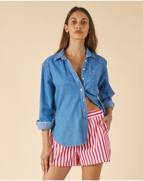 CAMIXA - Shoshana Striped Shorts