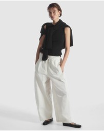 COS - Elasticated Barrel-Leg Trousers