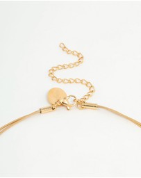 Lovisa - Waterproof Gold Plated Stainless Steel Layered Pearl Pendant Necklace