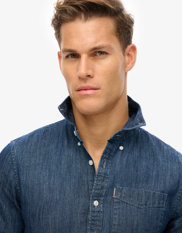 Superdry - Essential Short Sleeve Denim Shirt