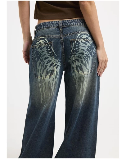 Neon Hart - Elektra Relaxed Angel Denim Jeans