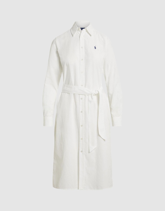 Polo Ralph Lauren - Cotton-Linen Belted Shirt Dress