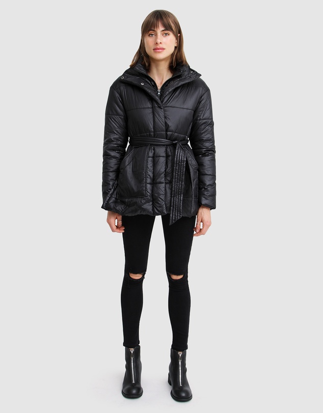 Belle & Bloom - Moonrise Belted Puffer Jacket