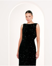 Pilgrim - Zanthe Boat Neck Gown