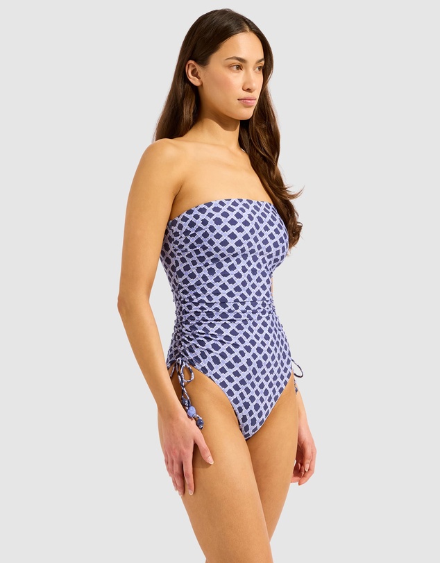 Seafolly - Marseille DD Drawstring Bandeau One Piece Swimsuit