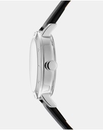 DKNY - Essentials Silver 28mm Silver Dial Womens Watch + Silver Bracelet
