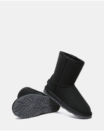 EVERAU - EverAU Ugg Short Classic Double Faced Sheepskin Upper UGG Boots