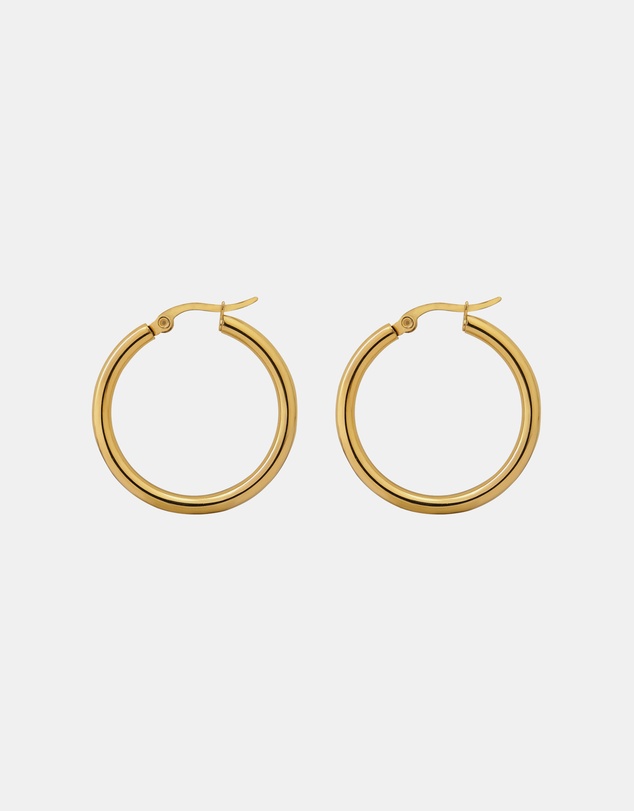 Zoe Olivia - Waterproof Thin Classic Hoop Earrings