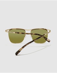 Hawkers Co - HAWKERS - Gold Juniper Green CALI Sunglasses for Men and Women UV400