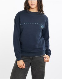 Vintage by The Real Deal - Pre Loved - Vintage 90s Maui & Sons Spaceboarding Sweatshirt