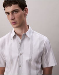 Calvin Klein - Yarn-Dyed Stripe Stretch Classic Shirt