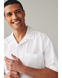 NEXT - Linen Blend Short Sleeve Shirt