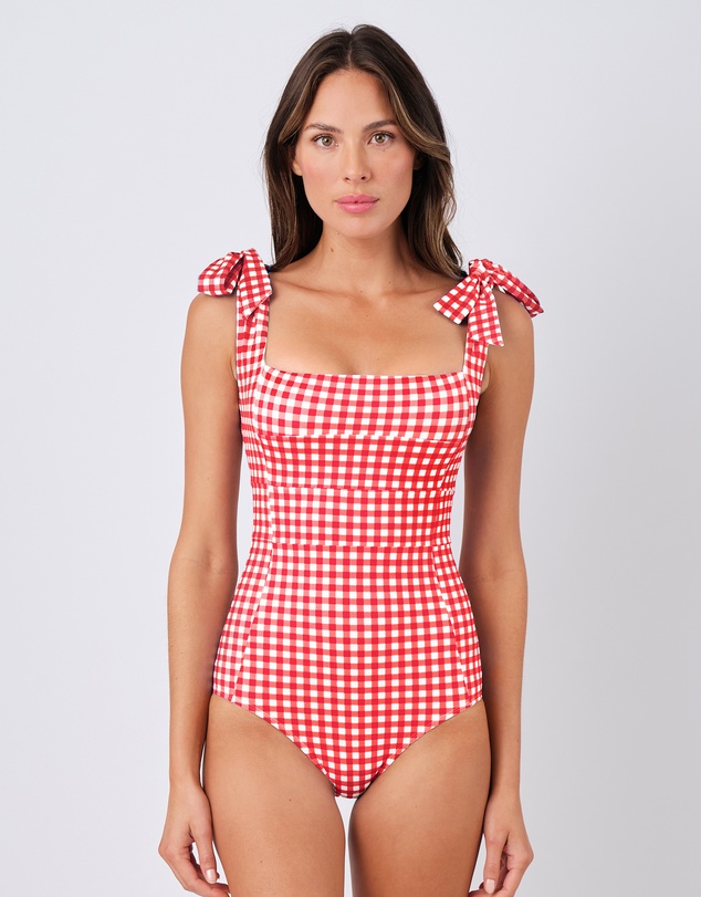 UNE PIECE - Classic Square Neck One Piece Swimsuit