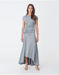 Forcast - Kim Asymmetric Ruched Dress