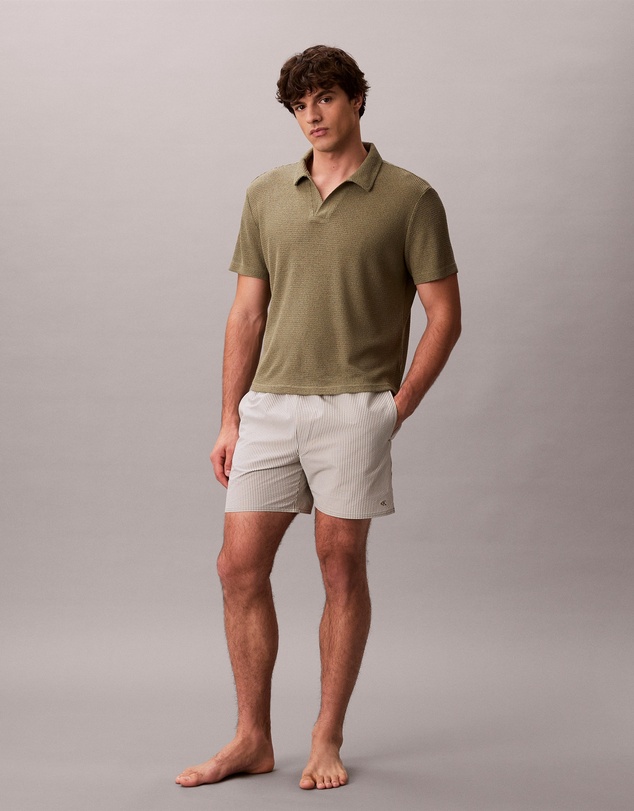 Calvin Klein - Icon Seersucker Swim Shorts