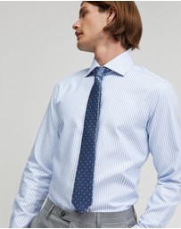 Oxford - Trafalgar Cotton Striped Shirt