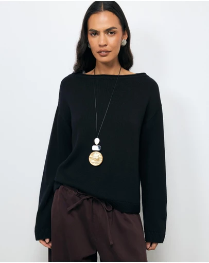 AERE - Nika Cotton Cashmere Knit Jumper