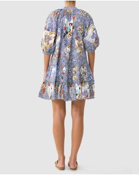 Camilla - Puff Sleeve Shirt Dress