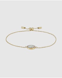Fossil - JEWELERY Classic Mother-of-Pearl Gold-Tone Bracelet