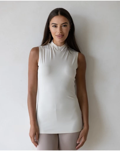 Mod Squad - Luxe Sleeveless Hooded Tank Base Layer
