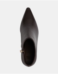 Wittner - Kloe Dark Brown Leather Ankle Boot