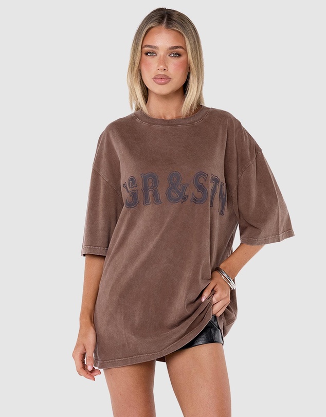 JGR & STN - Saloon Oversized T-Shirt - ICONIC EXCLUSIVE