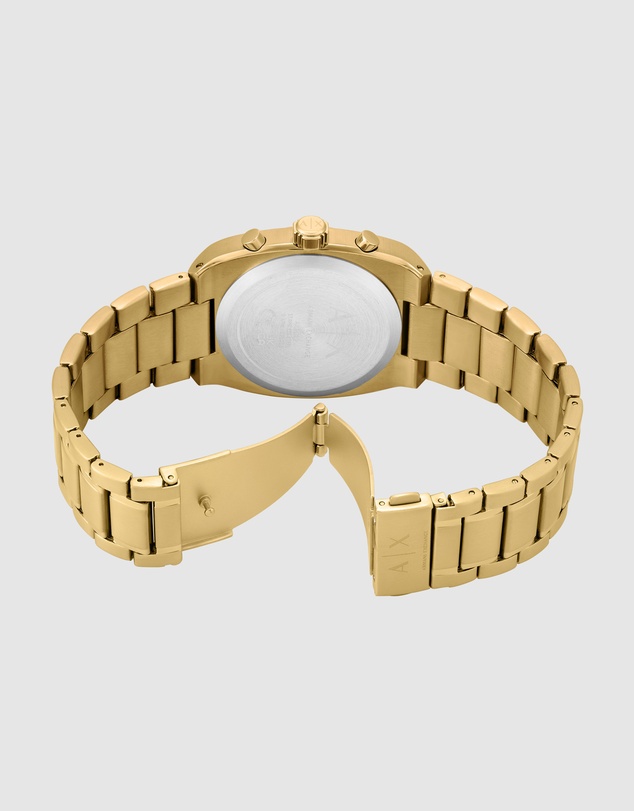 Armani Exchange - Gold Tone Chronograph Watch