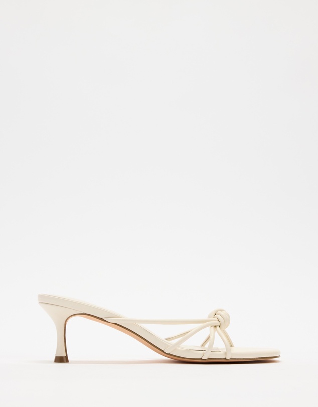 AERE - Leather Crossover Strappy Heels