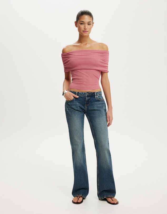 Cotton On - Sheer Off Shoulder Knit