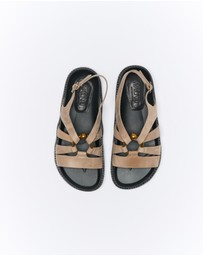 Walnut Melbourne - Dulce Leather Sandal