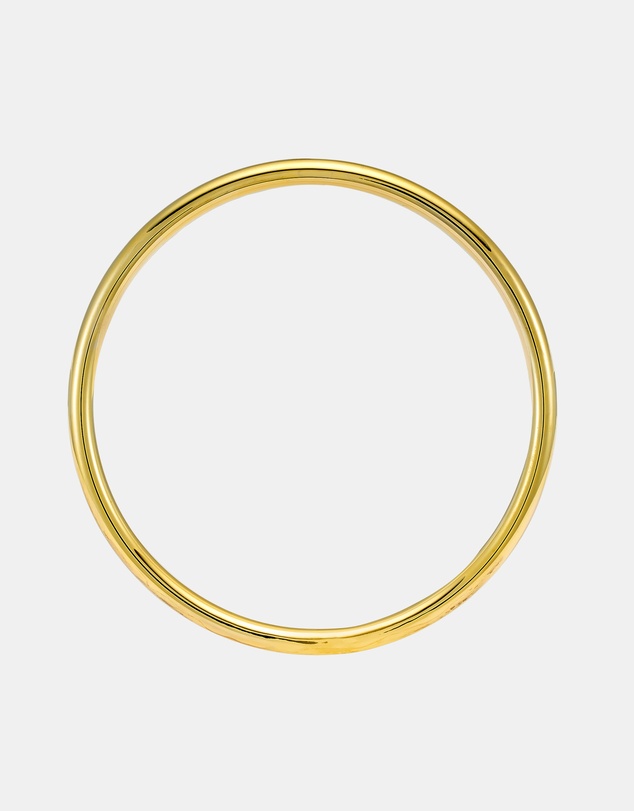 Zoe Olivia - 14K Gold Vermeil Icon Thick Bangle