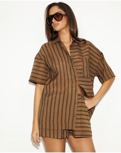 Dazie - Savannah Stripe Shirt