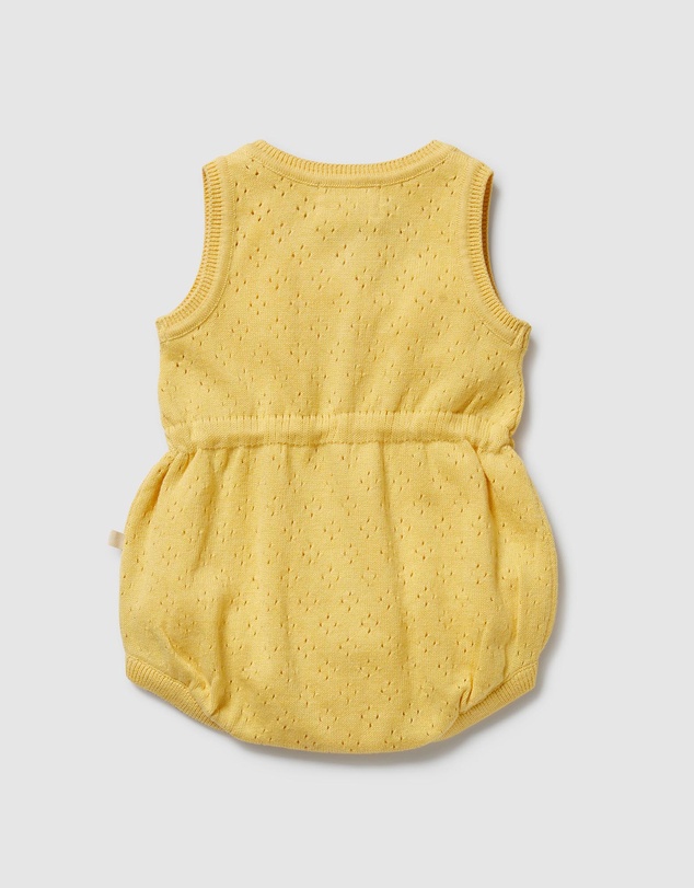 Wilson & Frenchy - Organic Knitted Tie Bodysuit - Babies