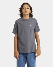 Quiksilver - Boys 8 to 16 Stacked Line Up T-Shirt