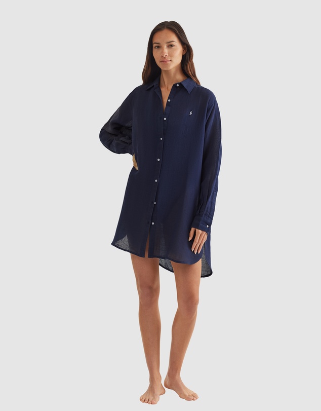Polo Ralph Lauren - Organic Cotton & Linen Oversized Beach Shirt